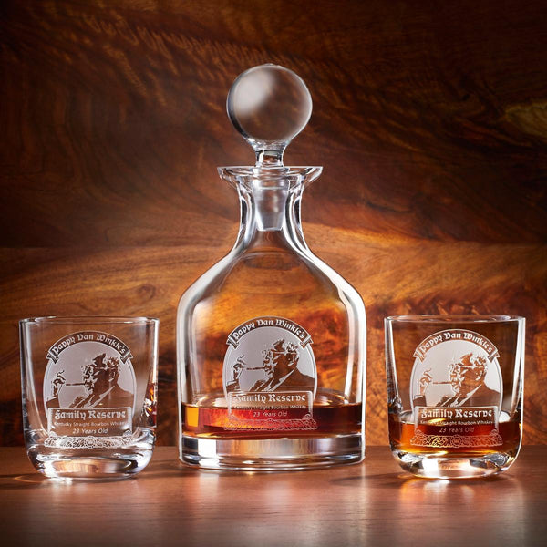 DEMO ONLY Pappy Van Winkle's Family Reserve 3-pc Bourbon Set