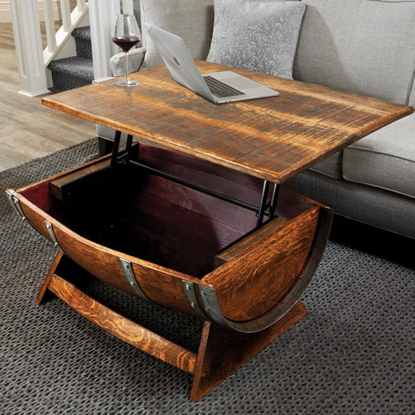 DEMO ONLY Wine Barrel Coffee Table