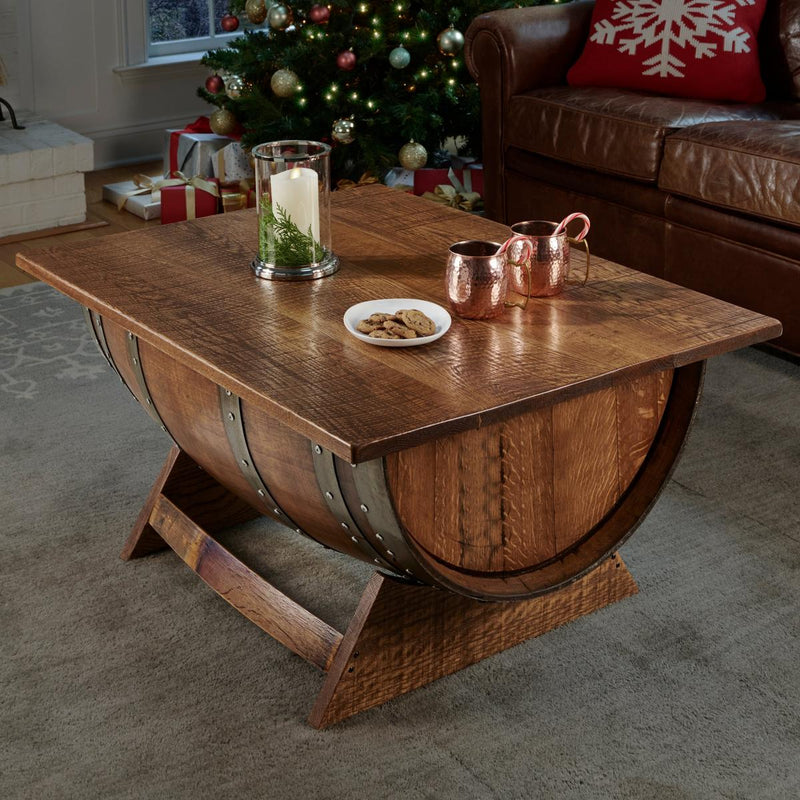 DEMO ONLY Wine Barrel Coffee Table