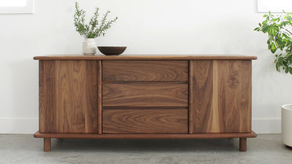 DEMO ONLY Walnut Media Console