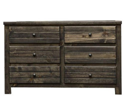 DEMO ONLY Gray Finish Antiqued Dresser