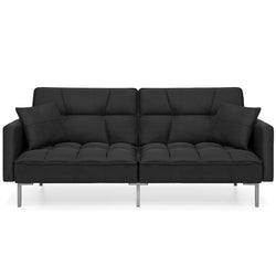 DEMO ONLY Tufted Futon Sofa Bed