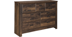 DEMO ONLY Dark Finish Large Dresser